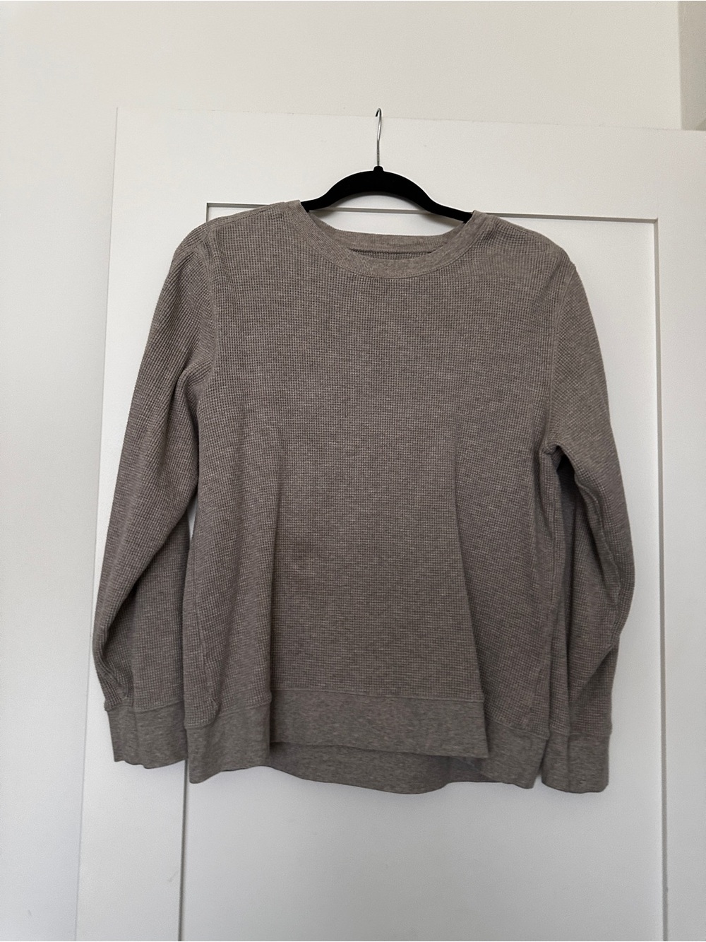 Everlane Waffle Knit in Light Taupe